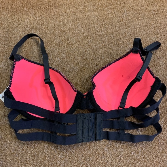 2/$30 Design Lab sexy and delicate bra. Pink and b - Picture 4 of 5